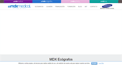 Desktop Screenshot of mdxecografos.com